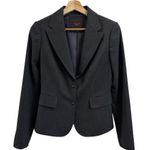The Limited  Dark Gray Two Button Blazer Photo 0