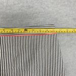 J.Crew No. 2 Pencil Skirt Women 8 Gray White Neon-piped Seersucker Zip Academia Photo 7