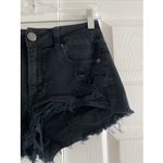 American Eagle Womens 4 Black High Rise Festival Cut Off Shorts Frayed Hem Next Photo 3