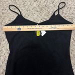 Sugar Lips NWT Black Suede Fringe Dress, Medium Photo 7