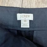 J.Crew Woman’s dressy  pleated side zip shorts black sz 00 Photo 6