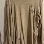 Karen Kane Women’s Long Sleeve Sweater Sparkly Star Top  Photo 0