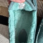 L.L.Bean Women Blue Suede Fleece Lined Mountain Moccasin Slippers Size 7 M Photo 4