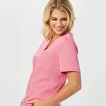 Rose Pink TENCEL™ Sal Essential Scrub Top Photo 1
