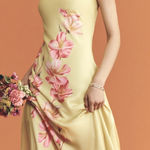 Farm Rio Floral Printed Strapless Midi Slip Dress, Size L Photo 0