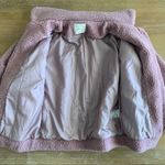 Elodie Anthropologie  Pink Sherpa Jacket Small Photo 6