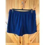 Maurice's Womens Lined Blend Pullon Shorts Navy Front Pockets Size Large (5318) Photo 2