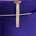 Free People  Clear Skies Cold Shoulder Violet Tunic Mini Shift Dress Boho XS Photo 7
