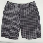 The North Face Sz 6 Women’s Shorts Brown Plaid Bermuda Walking Stretch EUC Photo 0