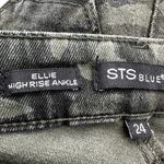 sts blue  Ellie High-Rise Ankle Skinny Jeans Pocket Camouflage Denim Green 24 Photo 2
