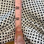 Talbots Stretch Black & White Basket Weave Flat Front Capri Pants Size 4 EUC Photo 8