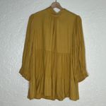 Maeve by Anthropologie Women's Goldie Tiered Tie Neck Blouse Size XS Photo 1