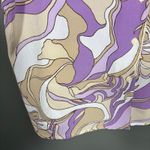 Alia Purple Swirl Funky Hawaiian Button Up Shirt Photo 2