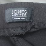 Jones New York Signature Black Pockets Elastic Waistband Pull-on Pants Medium Photo 5