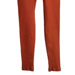 Year Of Ours Veronica Leggings Crossover Waist Size Small High Waisted Orange Photo 2
