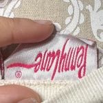 Vintage Penny Lane Boho Floral Stripe Knit Top Women's Medium 90s Retro Rare Blue Photo 3