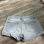 Jessica Simpson  railroad stripe rolled cuff shorts Photo 4