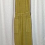 Free People Beach Light Yellow Sunrise Pinafore Jumper Sz.XS NWT Photo 4