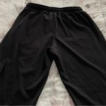 Nanette Lepore black pull on drawstrings knee pocket joggers cargo pants size XS Photo 13