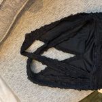 SheIn Black Lace Halter Top Photo 1