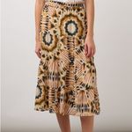 Ba&sh  CLAREN midi skirt beige dress print fall size 2 Photo 1