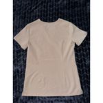 FIGS Catarina Top Women's Scrub V-neck Tan Sz 2Xsmall Photo 4