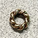 Pandora Authentic Twist Rope Spacer Charm 14k Gold 750353 Retired 585 ALE Bead Photo 2