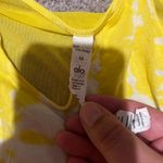 Alo Yoga  yellow and white tank top M Photo 5
