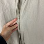 I.N.C. Neutral Linen Blend Boxy Short Sleeve Button Front Top Size XS Tan Photo 4