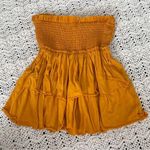 Anthropologie  Saturday Sunday Tiered Smocked Tube Top Orange (Small) Photo 0