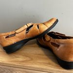 Clarks Clark’s Bendables Tan Leather Nikki Regatta Loafer Sandal Size 9.5 Mary Jane’s Photo 6
