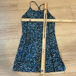 Athleta  Infinity Dress Leopard Blue Pickleball Gold Athletic Dress Size S Photo 2