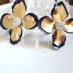 ZARA New!  Floral Post Back Earrings Photo 9