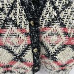 CAbi  Small ? Cardigan Sweater Carol Anderson By Invitation Boho Button Up Photo 4