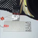 Billabong Black and Pink Floral Bikini Top bandeau padded molded underwire NWT Photo 5