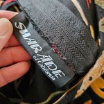 Vintage Sharade 90s Black Floral Sleeveless Lace Up Maxi Dress Size 10 Photo 4