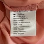 Marchesa Notte Off Shoulder Tulle 3D Floral Midi Gown Dress Size 0 Pink Tiered Photo 13