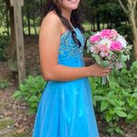 David's Bridal Beautiful light blue prom dress David’s bridal Photo 0