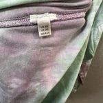 Free People  We The Free XS Tie Dye Long Sleeve T Shirt Green Pink Boho Photo 7