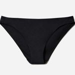Everlane The Bikini Bottom in Low-Rise in Black S NWT Photo 0