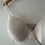 Victoria's Secret Victoria’s Secret Cream Waffle Knit Lightly Lined Full Coverage T-Shirt Bra 32DD Photo 1