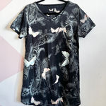 Soma  Intimates Butterfly‎ Night Shirt Nightgown Sleepwear Y2K Fairycore Large Photo 0