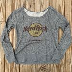 Hard Rock Cafe  baltimore | grey scoop neck crewneck | size small crewneck Photo 0