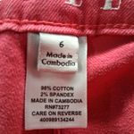 Elle NWOT  Women's Hot Pink Ankle Jeans Photo 3