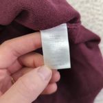 Talbots Woman Burgundy Ribbed Knit Long Sleeve Sweater Size 2X Plus Maroon Wine Photo 3