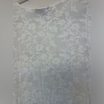 Karen Kane  Boho White‎ Floral Lace Details Top Size S Photo 7