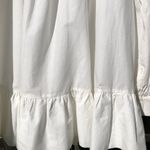 ZARA White Embroidered Long Sleeved Loose Blouse S Photo 10