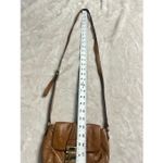 Michael Kors  Charlton Brown Leather Gold Push Lock Crossbody Shoulder Bag Purse Photo 14