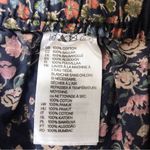 H&M  Blue Paisley Print Fit & Flare‎ Mini Skirt Elastic Waist Cotton Size Small Photo 6