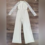 Lulu’s Ivory Lace Jumpsuit White Size M Photo 2
